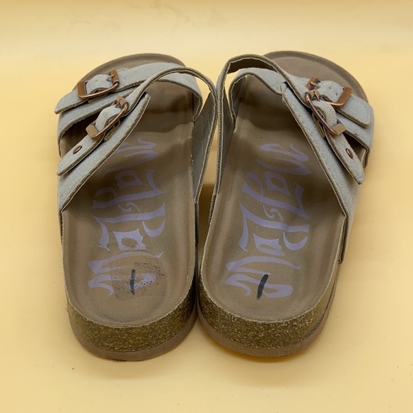 Women's Mad Love Keava Footbed Sandals - Taupe 10 - Picture 3 of 8